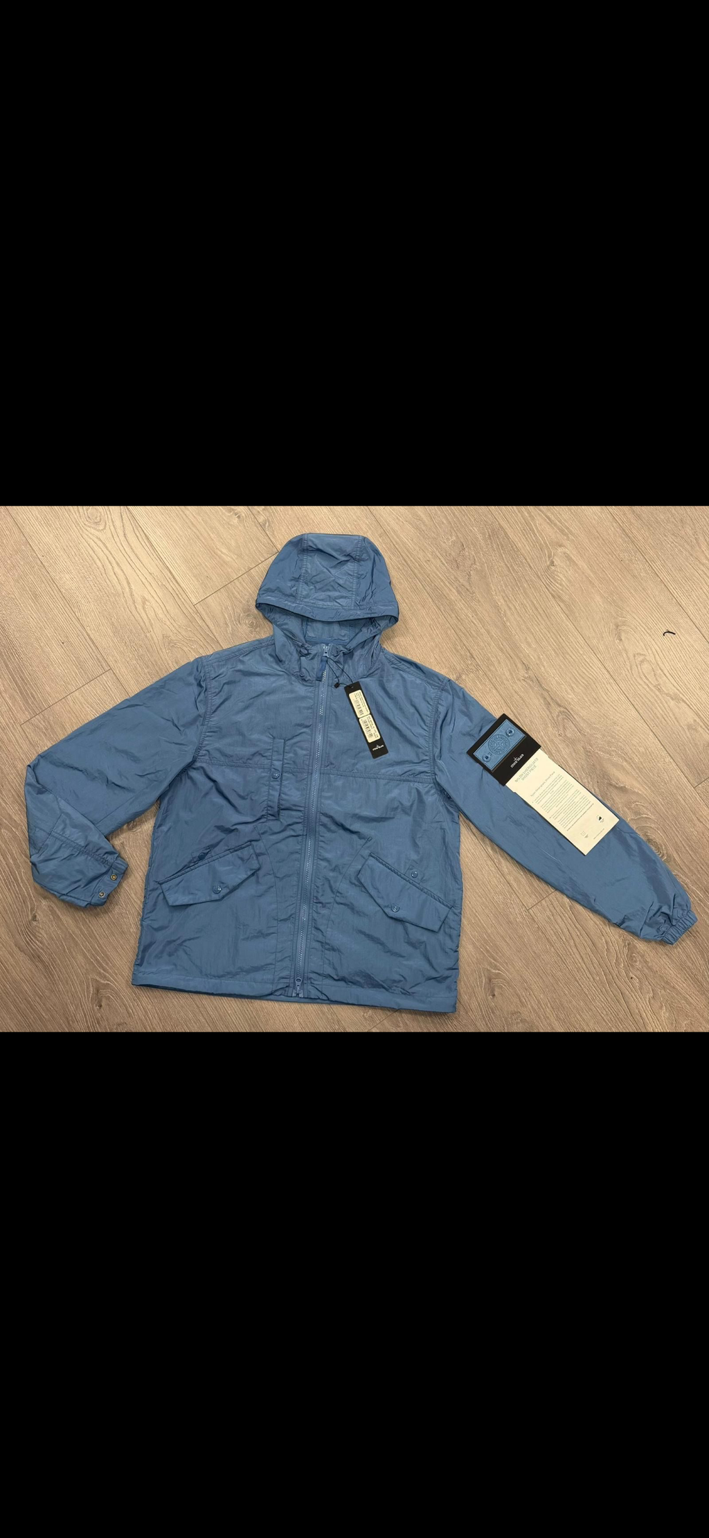 Nylon Smerigliato Ghost piece short Parka/ Hooded jacket
