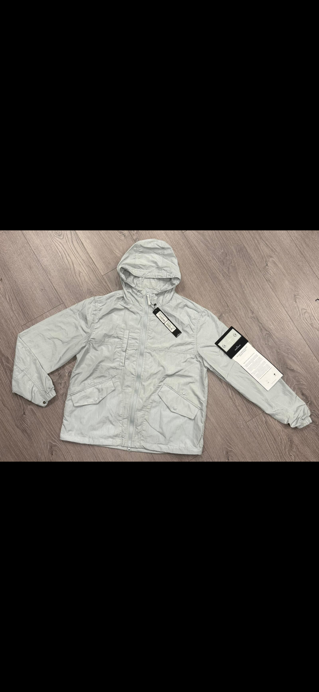 Nylon Smerigliato Ghost piece short Parka/ Hooded jacket