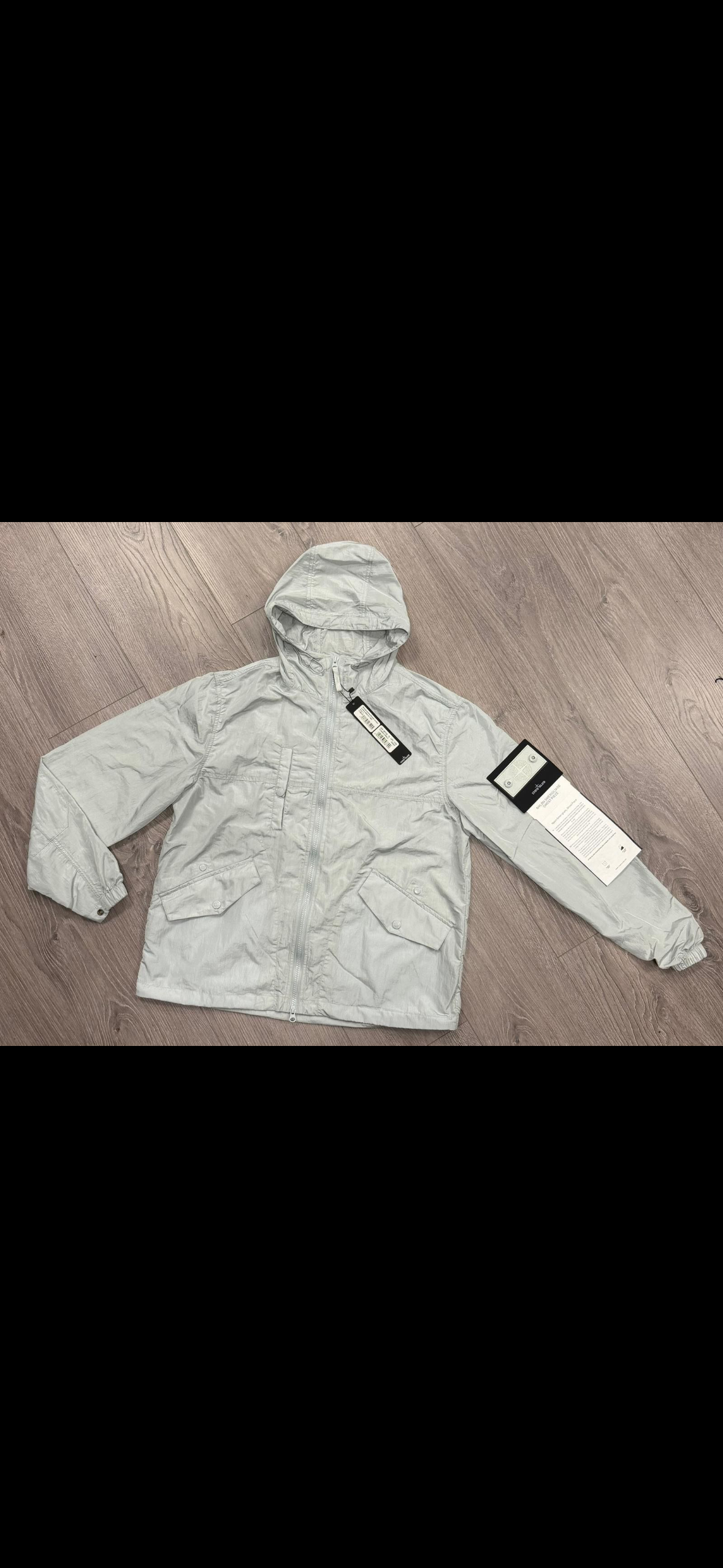 Nylon Smerigliato Ghost piece short Parka/ Hooded jacket