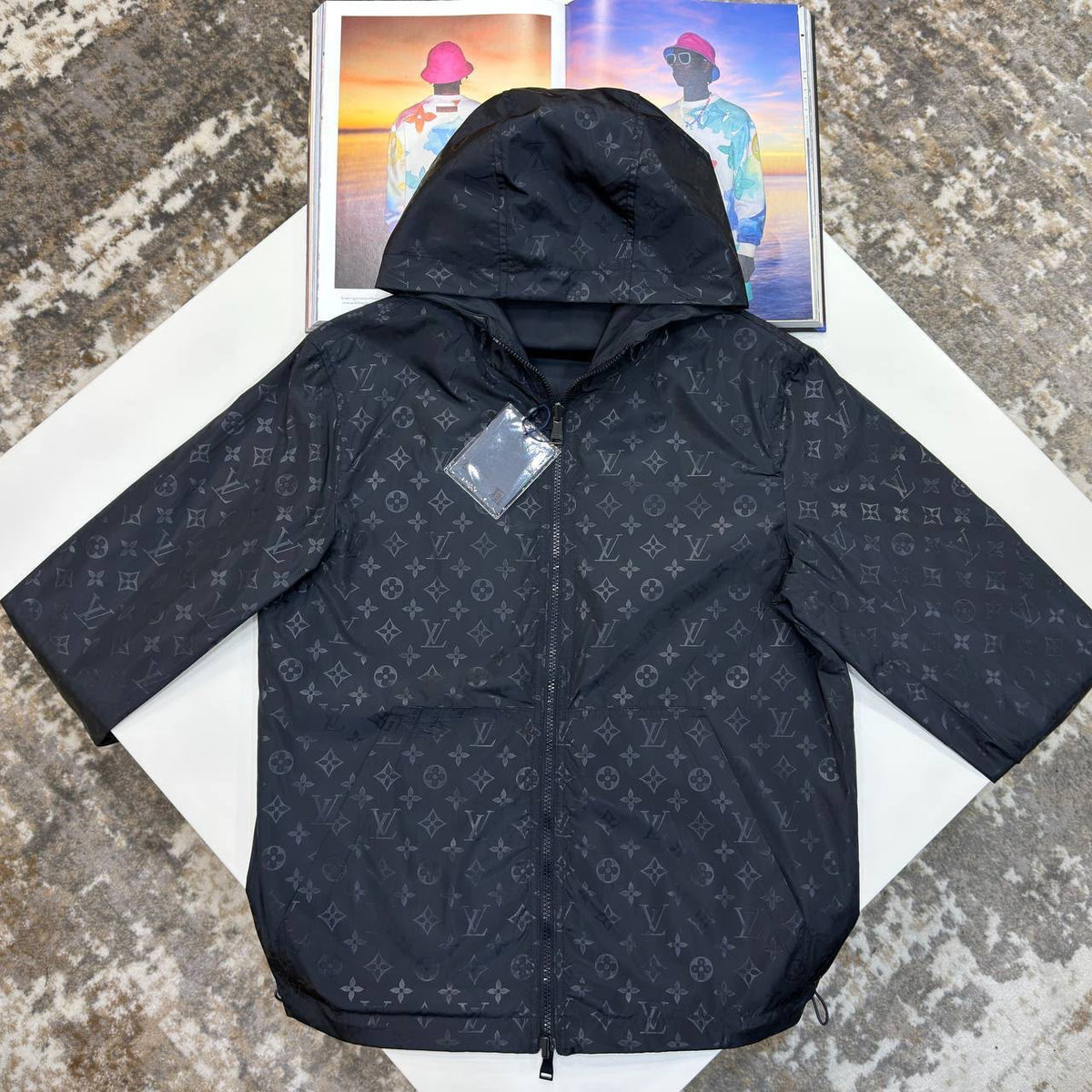Lv Monogram reversible Windbreaker